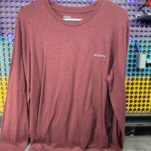 Columbia Burgundy Long Sleeve Top